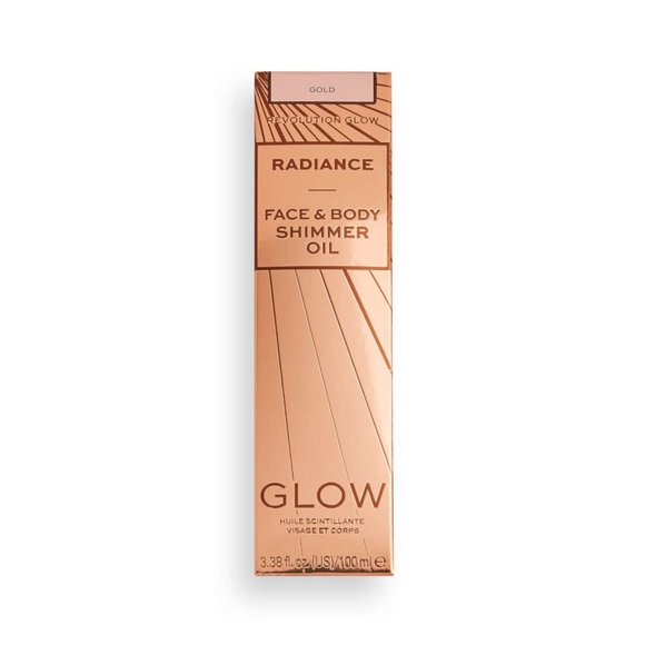 Revolution Glow Radiance Shimmer Oil - Gold - Picture 3 of 4